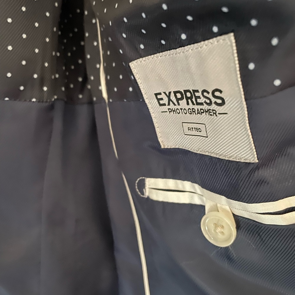Mens Express Blazer 38 R Blue